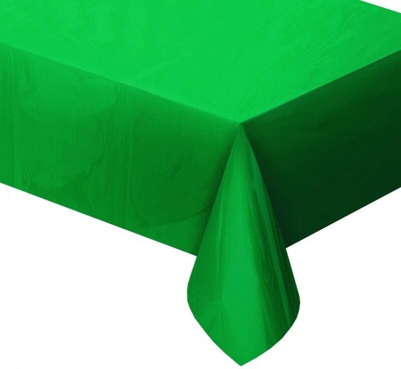 Folijos staltiesė metalo žalios spalvos, 137x183 cm