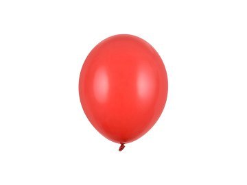 Lateksinis balionas Pastel Poppy Red, 12cm/1vnt.